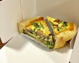 ほうれん草とベーコンの厚焼きキッシュ作り方12写真