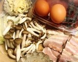 残り物野菜で蒸し豚キムチ作り方1写真