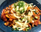 残り物野菜で蒸し豚キムチ作り方7写真