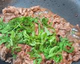 簡単！美味！大葉たっぷり♪牛肉の甘辛炒め作り方4写真