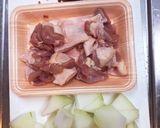 電気圧力鍋で作る冬瓜と梅干し鶏肉のスープ作り方1写真