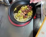 簡単★アスパラとお肉のオムレツ作り方3写真