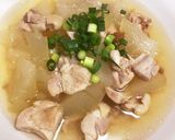 電気圧力鍋で作る冬瓜と梅干し鶏肉のスープ作り方3写真