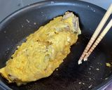 簡単★アスパラとお肉のオムレツ作り方6写真