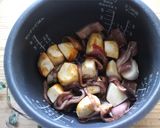m炊飯器DEイカと里芋の甘辛煮作り方1写真
