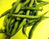 簡単即席✨インゲンに鰹節マヨのっけただけ作り方1写真