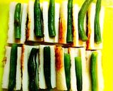 おつまみに✨ちくわインゲンマヨチー焼き作り方2写真