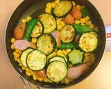 簡単アウトドア料理バターズッキーニ炒め作り方7写真