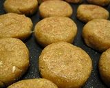 コーヒー風味もちもちおから団子あずき添え作り方3写真