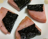 厚切りハムのような☆ロースハム重ね焼き作り方7写真