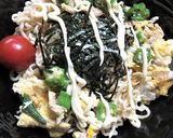 オクラとたまご乗せ、冷やしサッポロ一番作り方5写真
