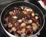 タコと椎茸だけで炊き込みご飯！たこ飯作り方1写真