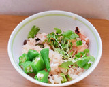 タコと椎茸だけで炊き込みご飯！たこ飯作り方5写真