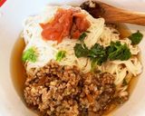 夏にさっぱり梅肉そぼろそうめん作り方4写真