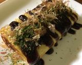 卵焼き器で本格カリトロ かくたこたこ焼き作り方16写真