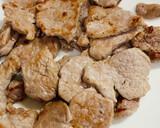豚ヒレ肉とゴーヤーとトマトの炒め作り方3写真