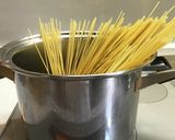 生クリームある日に！簡単タラコパスタ作り方1写真