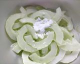 白ウリのパリパリ酢の物作り方4写真
