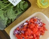 ◯トマトとアボカドのブルスケッタ作り方1写真