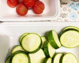 ミニトマトとズッキーニのマリネ作り方1写真