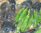 海老と茄子と獅子唐の炊いたん作り方5写真