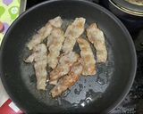 セロリと豚肉のマスタードマリネ作り方3写真