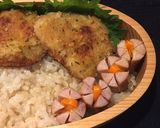 雨月30 チキンカツ　七夕弁当作り方3写真