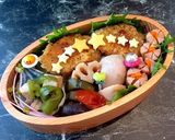 雨月30 チキンカツ　七夕弁当作り方5写真