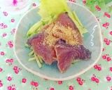 我が家のカツオのタタキサラダ作り方8写真