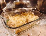 【簡単】キノコとししとうのとろ〜りチーズ作り方8写真