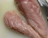香る春菊ダレの水晶鶏作り方1写真