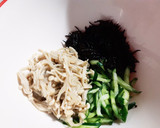 えのき常備菜☆胡瓜とひじきの梅わさび和え作り方5写真