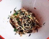 えのき常備菜☆胡瓜とひじきの梅わさび和え作り方6写真