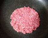 バーガー風サラダのせ薄焼きハンバーグ作り方2写真