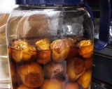 砂糖少なめ☆カソナードでコク梅シロップ作り方8写真