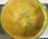 映え！ぷるぷる食感★丸ごとメロンゼリー♪作り方3写真