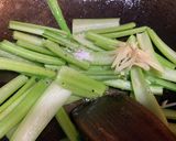 曲げわっぱ弁当おかず4 小松菜炒め作り方9写真