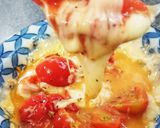 夏野菜☆とろ～りチーズで食べる熱々トマト作り方5写真