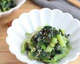 レンジで簡単☆小松菜の塩昆布ナムル風作り方4写真