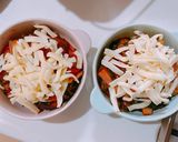 ☆茄子とトマトのミートソースチーズ焼き☆作り方4写真