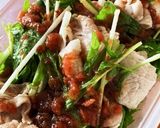 豚しゃぶと水菜の梅肉和え作り方4写真