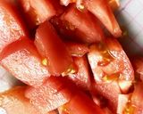 トマトと豆腐のごま酢和え作り方2写真