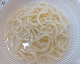 超簡単！冷やし明太とろろうどん！！作り方5写真
