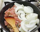 ひき肉じゃがの簡単煮物!作り方2写真