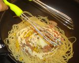 おうちカフェ❤️ツナと明太子の和風パスタ作り方2写真