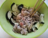 レンジで！豚肉と茄子のオイスター炒め風作り方5写真