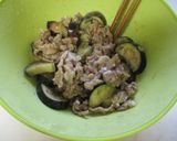 レンジで！豚肉と茄子のオイスター炒め風作り方7写真