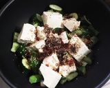 簡単ヘルシー☆きゅうり豆腐アンチョビ炒め作り方6写真
