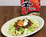 【アレンジ】辛ラーメンde台湾まぜそば作り方6写真