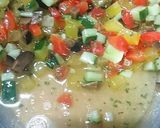 たっぷり夏野菜で帆立のカルパッチョ作り方4写真